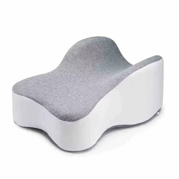 Oreiller en mousse à mémoire de forme grand format pour les jambes et les genoux, idéal pour dormir