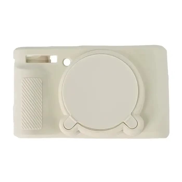 Étui de protection pour objectif d'appareil photo en silicone, entièrement protégé, souple et antich