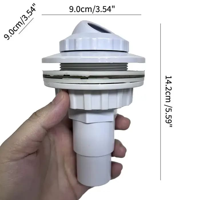 Nouvelle buse de remplacement pour spa 32/38mm, type œil de bœuf, pour entrée et sortie d'eau, avec