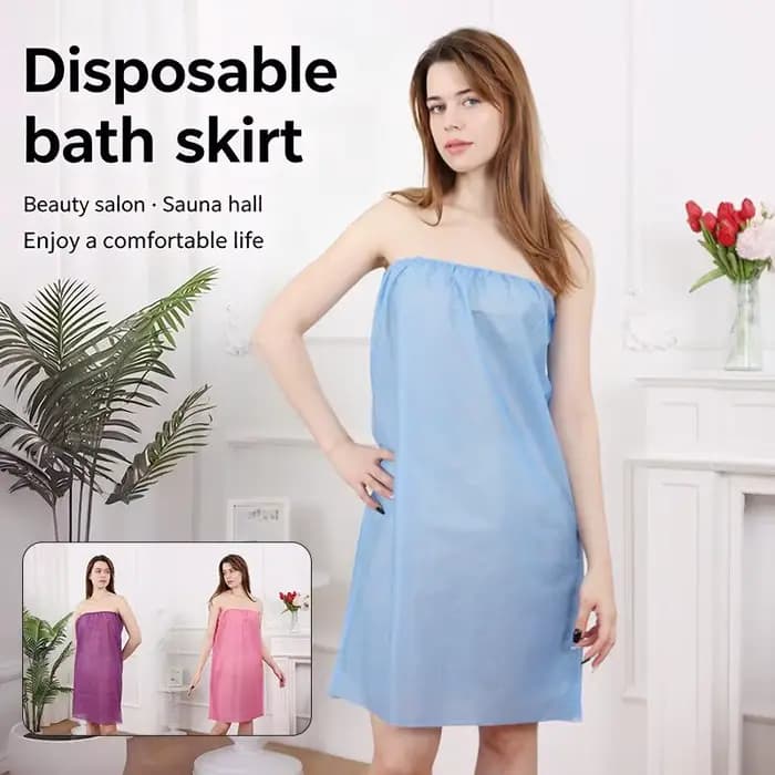 Peignoir jetable extra long et épais pour salle de bain, massage, sauna, et soutien-gorge sans brete