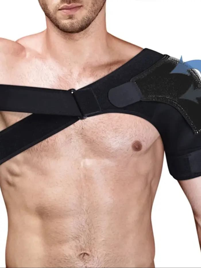 Orthèse d'épaule pour manchette de rotateur déchiré, attelle de soutien d'épaule avec coussinet de p