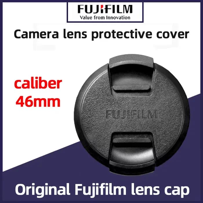 Le capuchon d'objectif original Fujifilm de 46 mm convient aux appareils photo XF50mmF2, XT30, XT20,