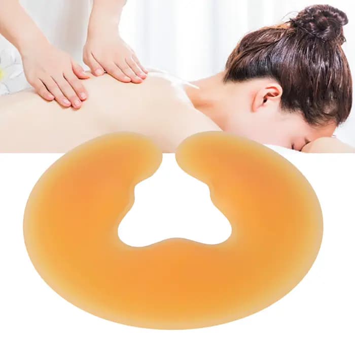 Coussin de Salon de beauté doux Massage visage Relax oreiller Silicone SPA Salon de beauté soins de
