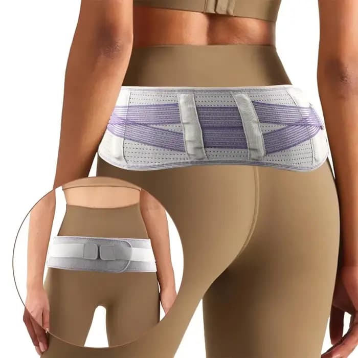 Ceinture de hanche sacro-iliaque pour femmes et hommes, 1 pièce, qui soulage les douleurs sciatique,