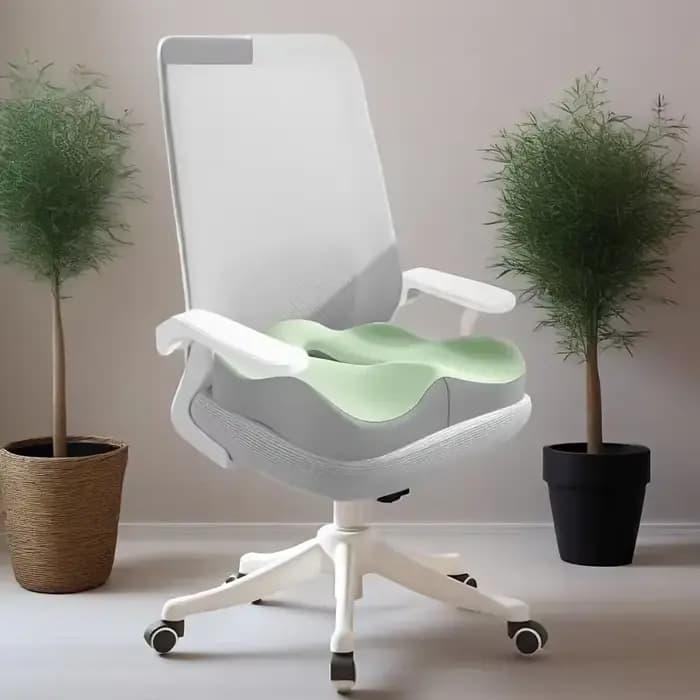 Coussin de siège ergonomique en mousse à mémoire de forme, pour chaises de bureau et voitures, souti