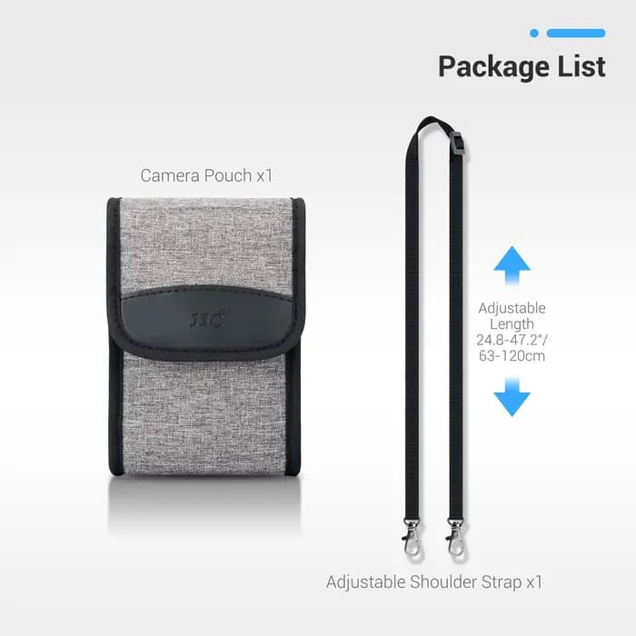 JJC-Étui de poudres pour appareil photo compact, avec sangle, pour Sony A6700 A6500 A6400 A6000 Fuji
