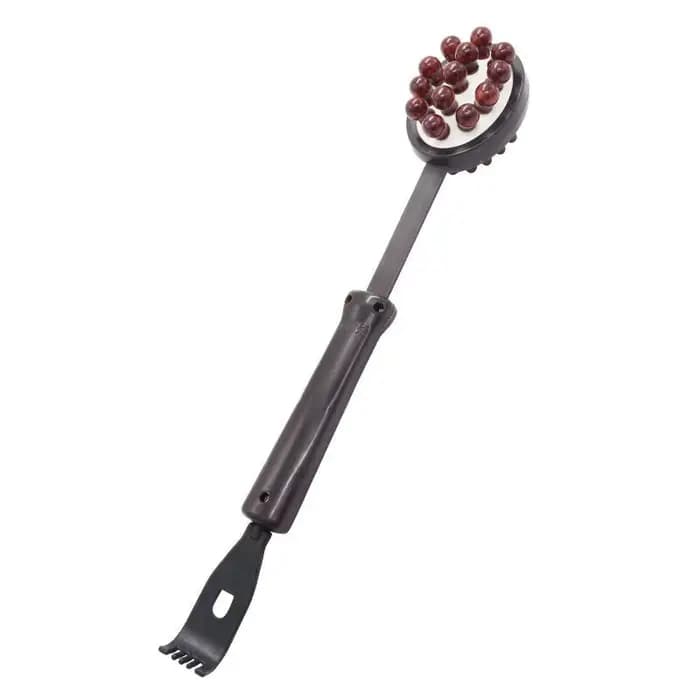Bâton de massage portable pour dos/cou/jambes – Conception de marteau évolutif avec gratte-dos ergon