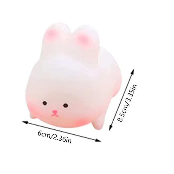 Balles anti-stress en forme de lapin en gros - Jouets sensoriels pour l'autisme, soulagement du stre