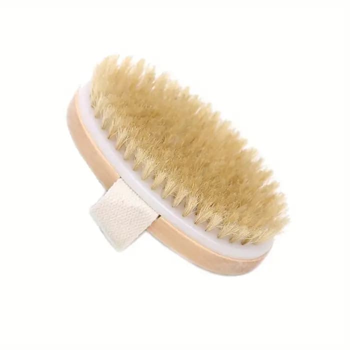 Brosse SPA à poils naturels pour le corps, pour le dos et la peau sèche, masseur de bain doux pour u