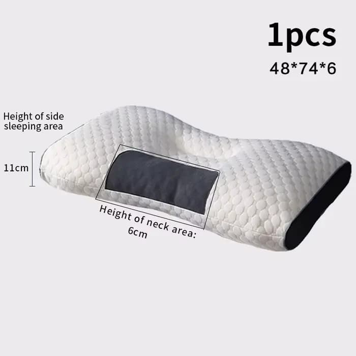 Oreiller cervical pour aider à dormir et protéger le cou, orthopédique domestique en Fiber de soja,