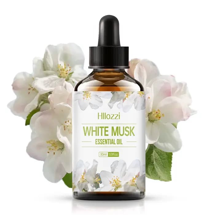 L'huile essentielle de musc blanc convient aux soins de la peau, aux bain et aux douche, comme diffu