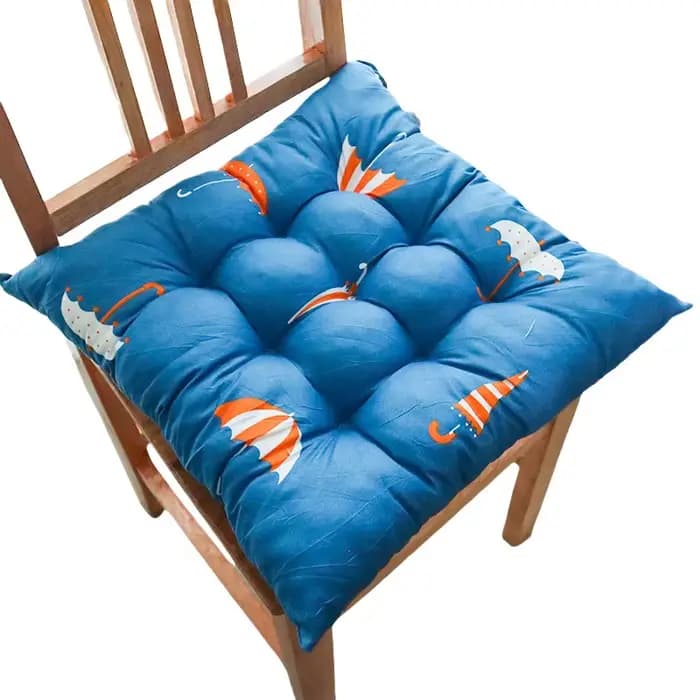 Coussin rembourré doux en coton, 1 pièce, tapis carré solide pour chaise, bureau, décoration de la m