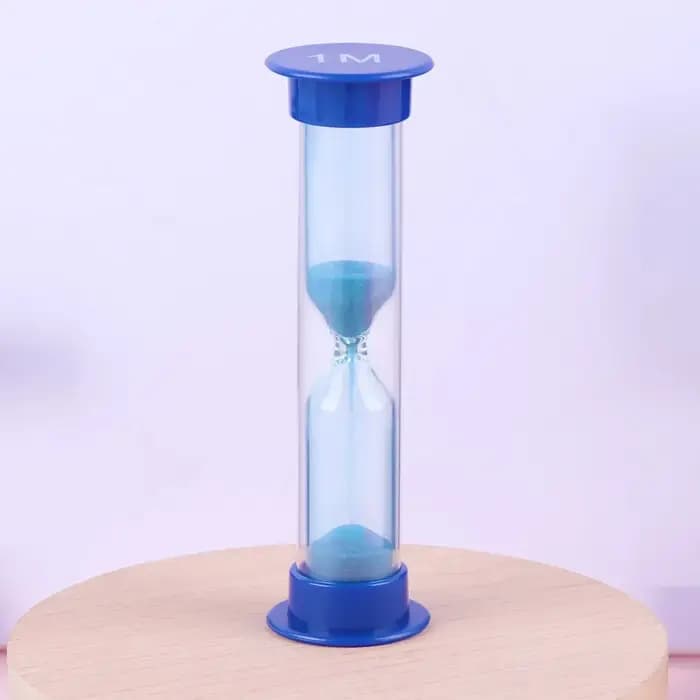 Table de sable 30 secondes/1 Minute/2 Minutes/3 Minutes/5 Minutes/10 Minutes minuterie de sable en p