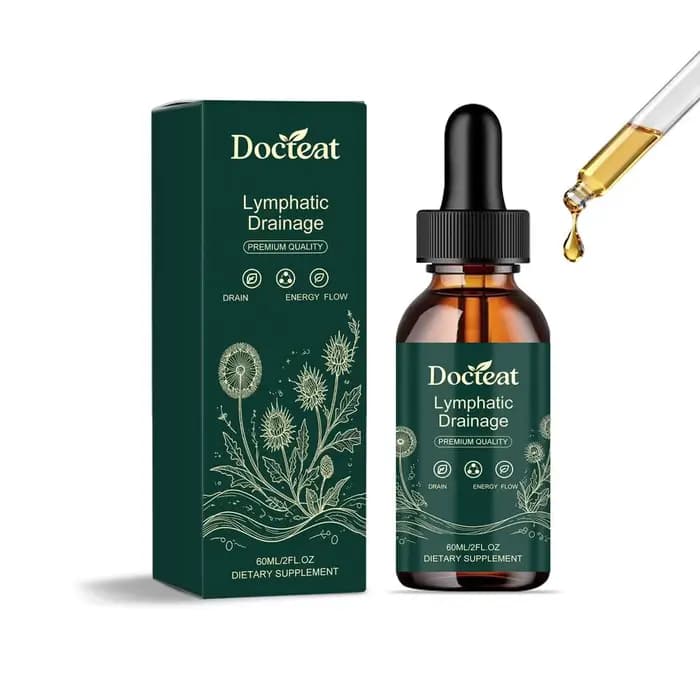 1-5PCS 60ml Docteat Lymphatic Drainage Drops – Complément alimentaire à base de plantes pour la déto