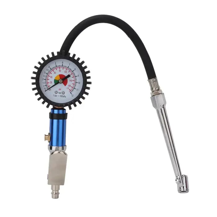 Pistolet de gonflage pour pneus, jauge de gonflage, pompe, 12 gonfleurs de pneus auto-serrables avec