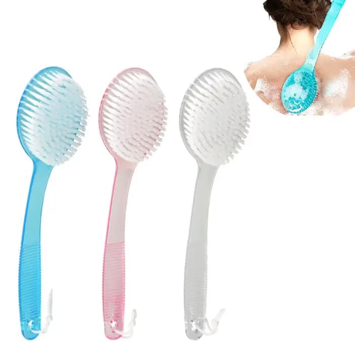 Brosse de douche suspendue pour le corps, brosse douce pour le dos, masseur exfoliant pour la santé