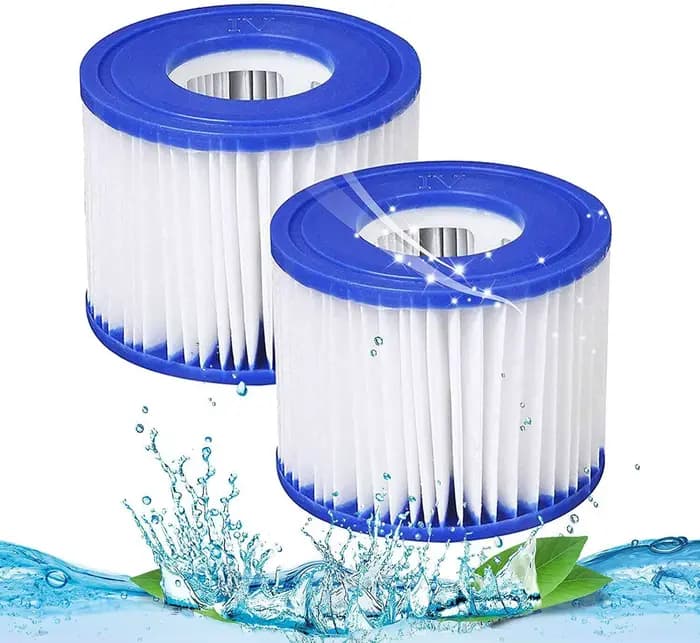 Filtres à cartouche de 6 pièces pour piscines de spa paresseuses Lay-Z – Convient à Miami Vegas Mona