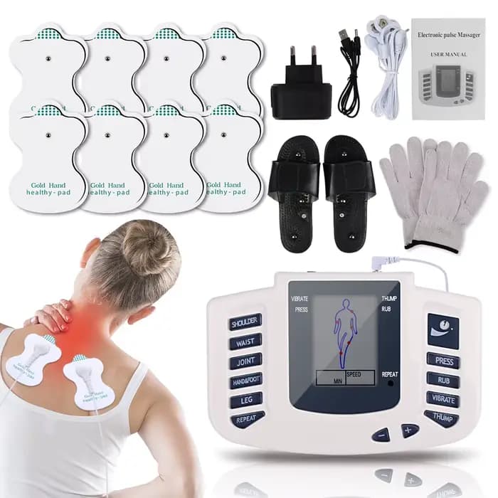 Électrostimulateur musculaire Tens pour tout le corps, thérapie d'acupuncture EMS, Massage, 16 couss