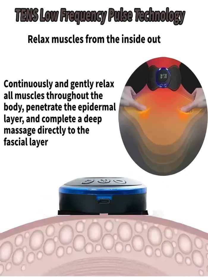 Mini masseur électrique Intelligent pour le cou, Patch de Massage Portable pour les épaules et le co