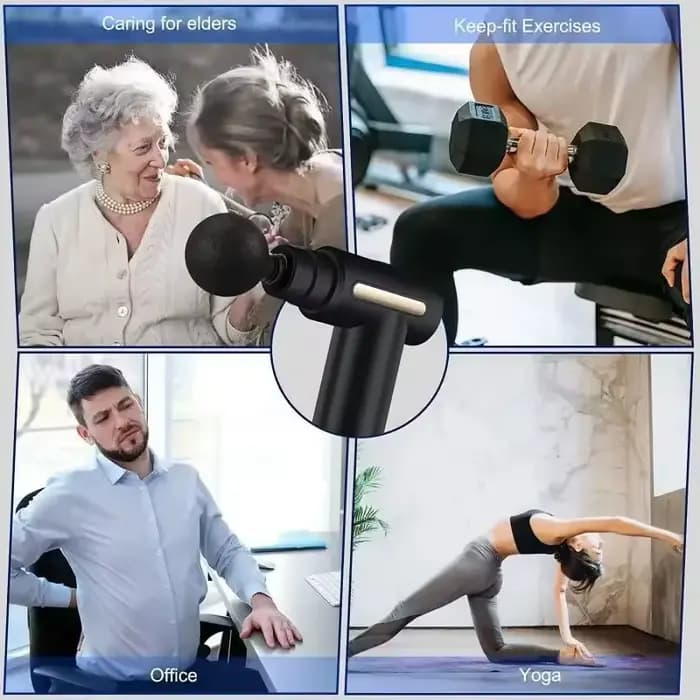 Pistolet de massage électrique vibrant professionnel 2026 pour relaxation musculaire et massage du c