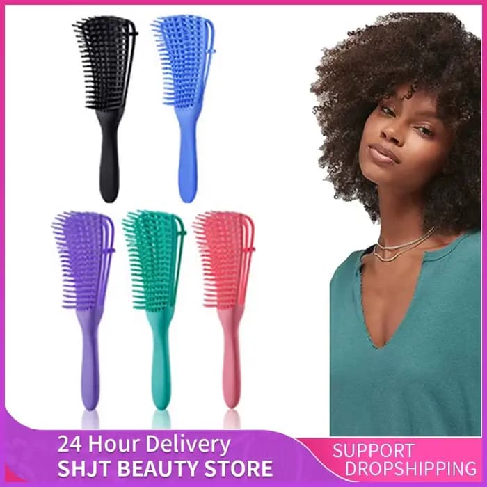 Peigne à cheveux brosse démêlante Massage du cuir chevelu brosse à cheveux brosse démêlante pour che