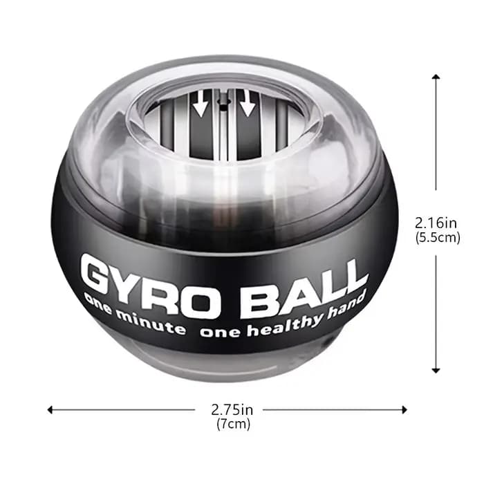 Balle d'entraînement de poignet à LED, renforceur de poignet gyroscopique à démarrage automatique, b