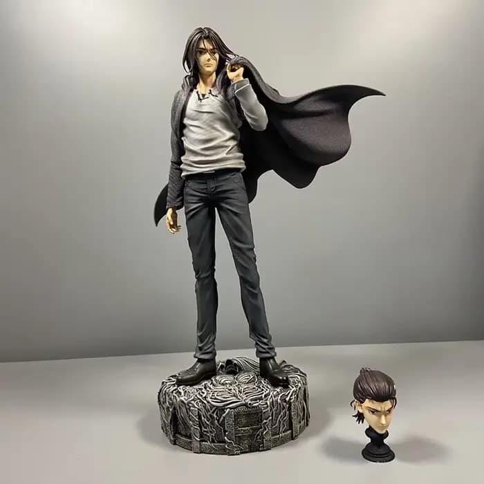 Nouveau 30 cm attaque sur Titan Anime Figure Eren Jaeger Figurine Jaeger enquête Corps Statue Figuri