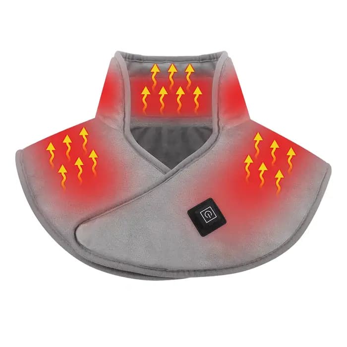 Coussin chauffant électrique pour les épaules et le cou, enveloppe arrière chauffante USB, 3 niveaux