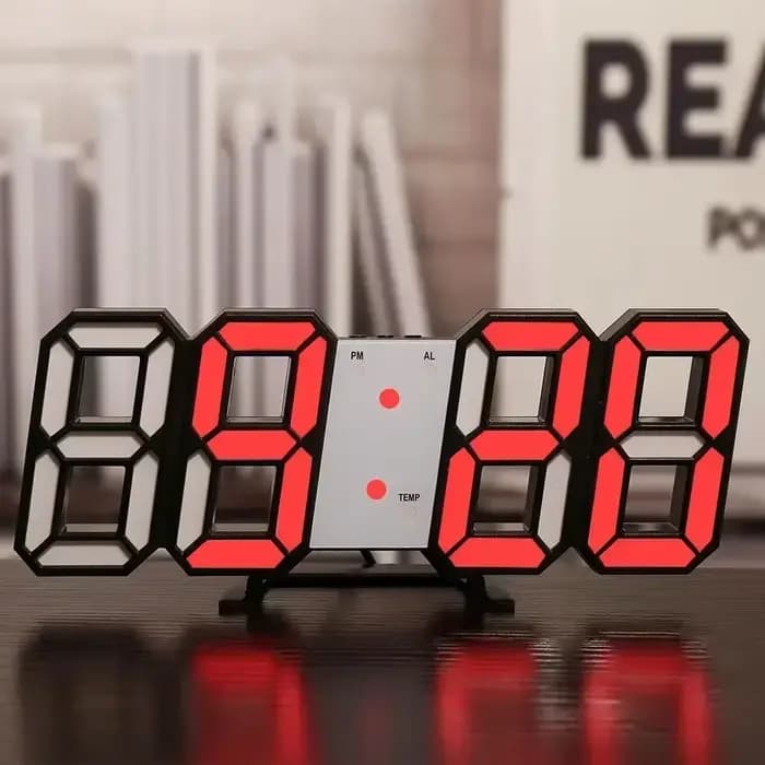 Horloge murale numérique montres de bureau alarme électronique décoration de maison moderne pour déc