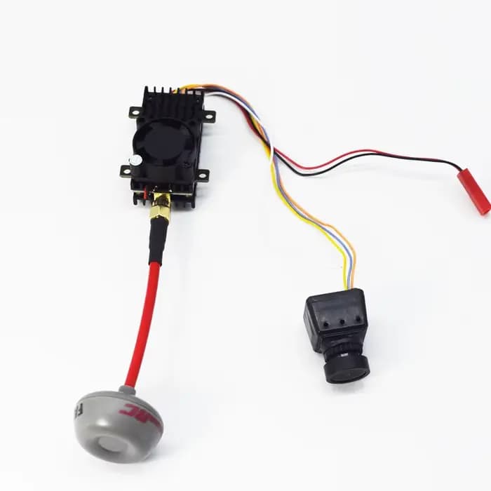 Transmetteur vidéo FPV 2W VTX et Drone 1200TVL, caméra FPV, moniteur 4.3 pouces avec récepteur DVR 5