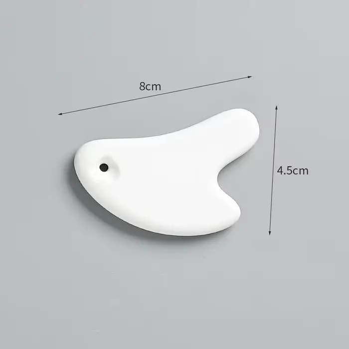 【rrkxa】 Planche de Massage GuaSha en céramique, outils de soins du corps du visage, grattoir, Relaxa