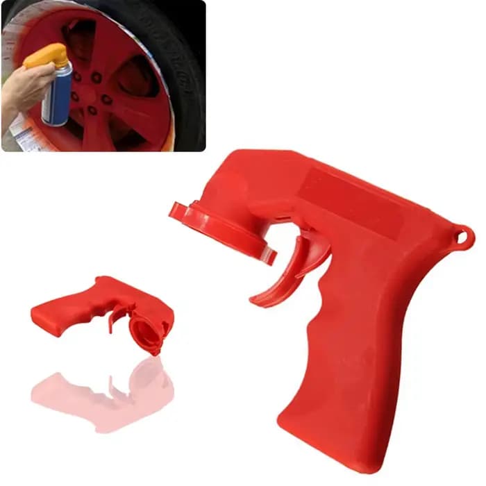 Poignée de pistolet de pulvérisation d'aérosol de soin de peinture de polissage de voiture avec poig