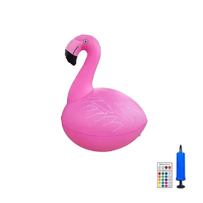 Flamingo flottant piscine lumières à énergie solaire, IP67 étanche lueur LED flamant piscine lumière
