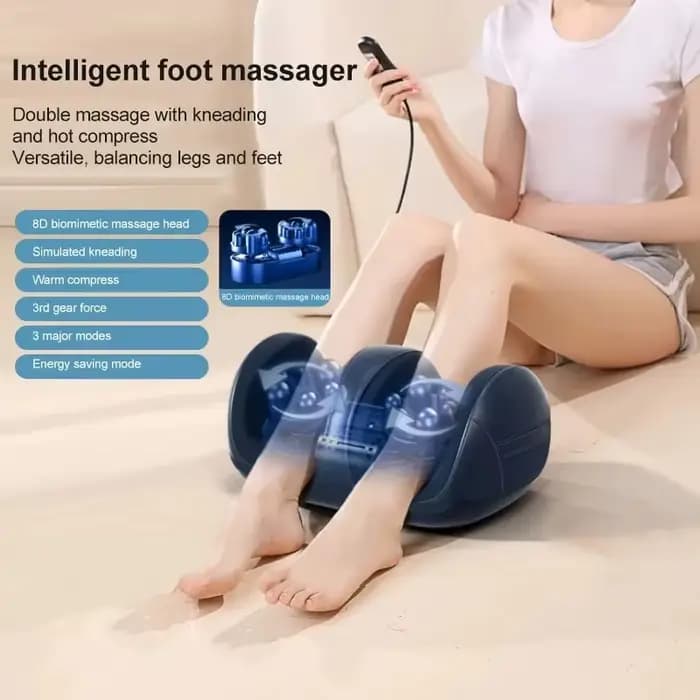 Masseur électrique de pieds et de jambes, Super grand, Shiatsu des tissus profonds, pétrissage, rela
