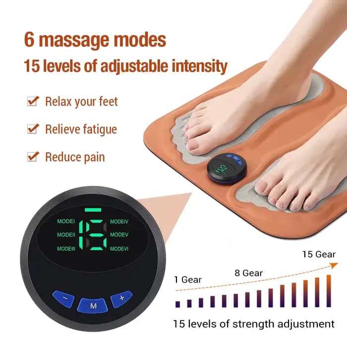 Coussin de Massage des pieds intelligent 3D, masseur pour améliorer la Circulation sanguine, détendr