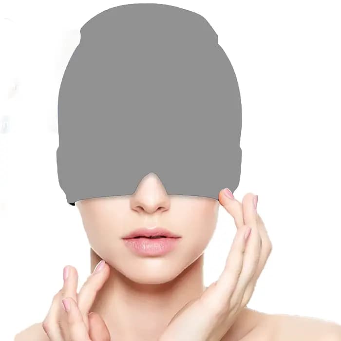 Gel de thérapie chaude et froide, soulagement des maux de tête et de la Migraine, capuchon pour chim
