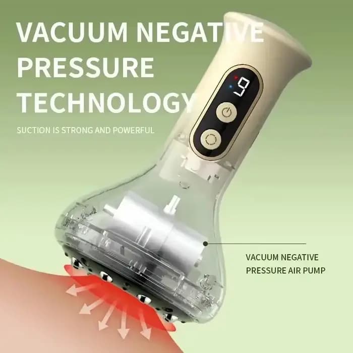 Masseur Abdominal portatif Rechargeable par USB avec une intensité réglable de ventouses Guasha pour