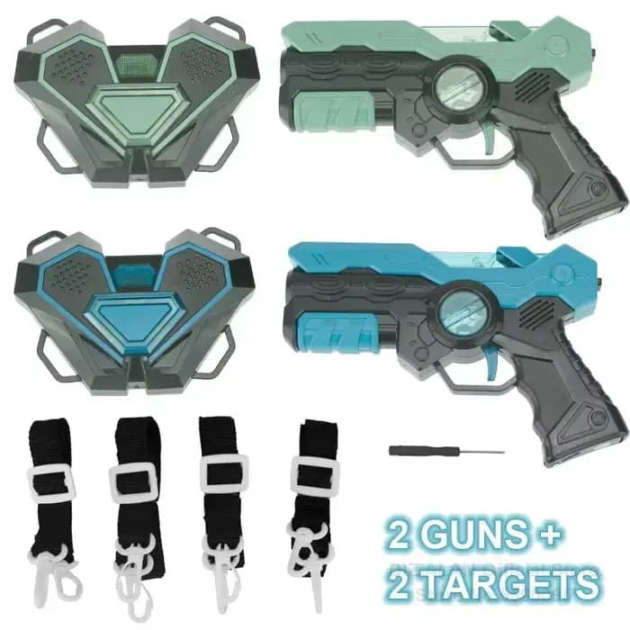 Ensemble de pistolets de jeu de tir au laser, jouets électriques infrarouges pour enfants, pistolet