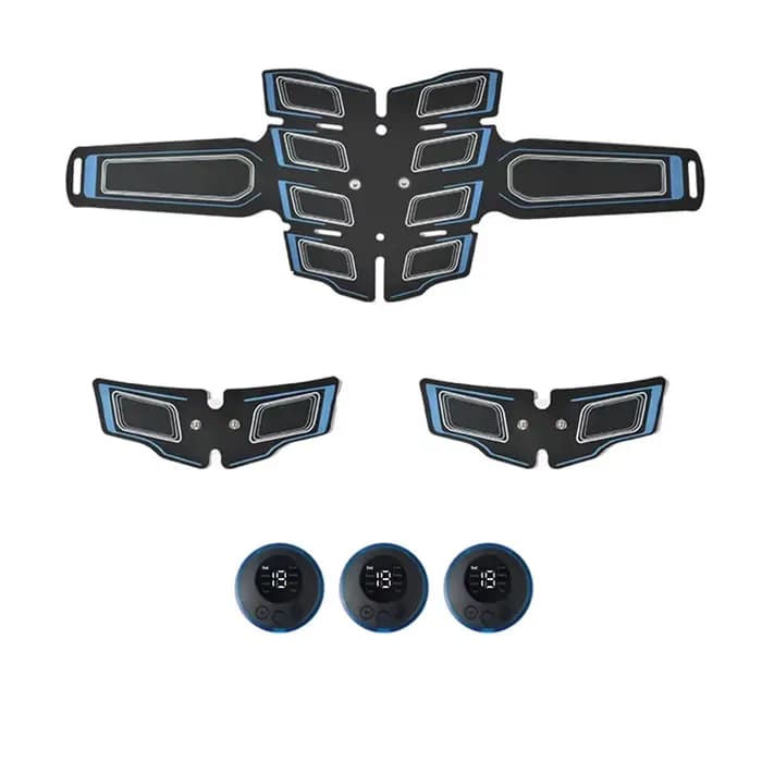 Entraîneur musculaire abdominal aste USB, masseur musculaire abdominal portable, ceinture d'entraîne