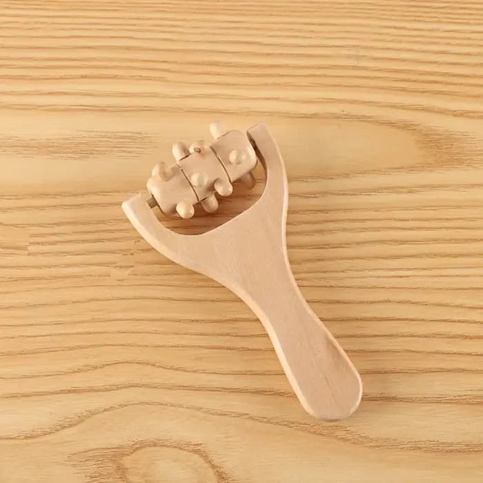 Rouleau en bois masseur thérapie corps masseur visage épaule cou main pousser roulant masseur corps