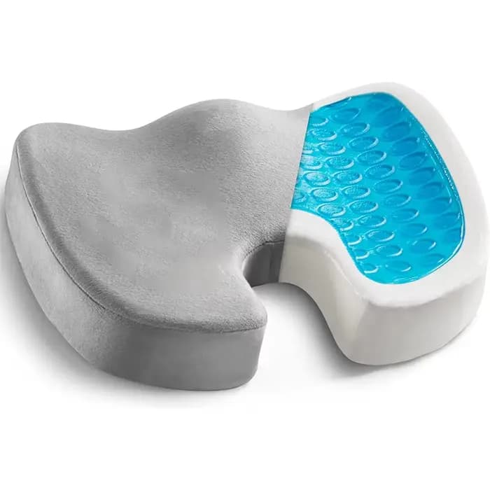 Coussin en gel non ald et mousse à mémoire de forme, coussin de CÔTÉ cyx, coussin de chaise de burea
