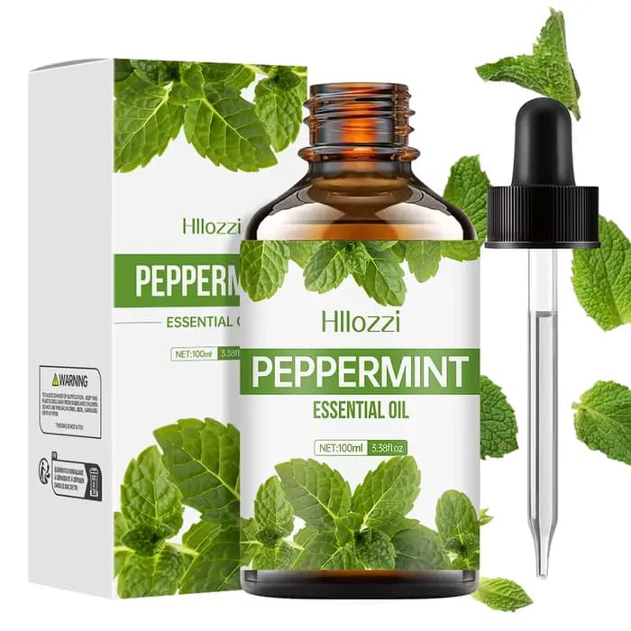 L'huile essentielle de massage corporel à la menthe poivrée est parfaite pour le massage à domicile,