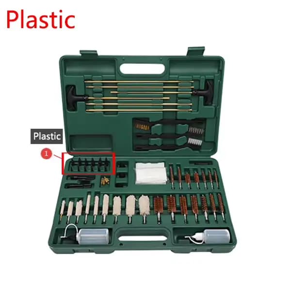 Kit de nettoyage universel pour armes à feu, 58 pièces, brosse de nettoyage pour armes à feu, fusil