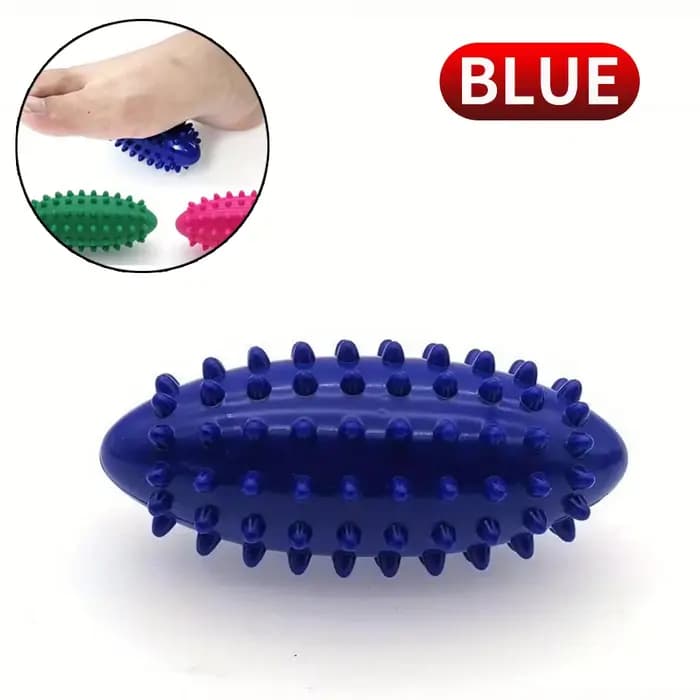 Balle de massage en PVC en forme de concombre de mer, mini masseur de colonne vertébrale portable, b