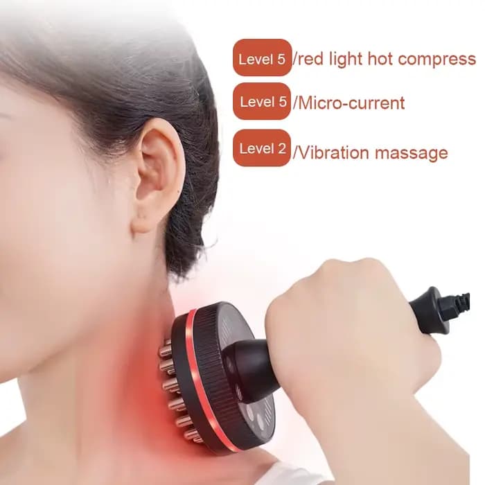 Masseur électrique Gua Sha, brosse chauffante pour le corps, pour le cou, les épaules, le dos, les j