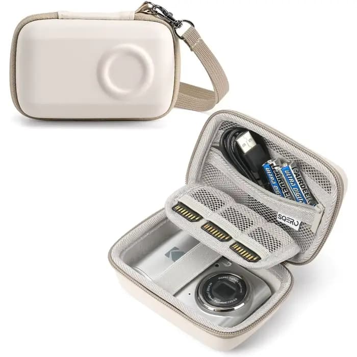 Étui pour appareil photo numérique pour KODAK PIXPRO FZ55/FZ45 & CAMKORY 1080P-sac de voyage compact