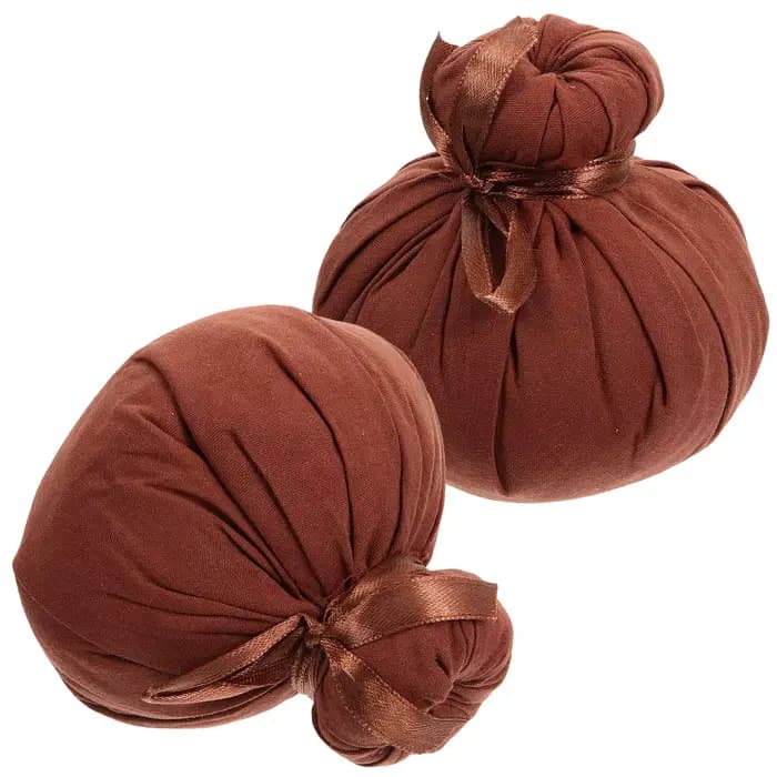 2 pièces boule chinoise Massage thaïlandais compresse à base de plantes Compression sac chauffant pa