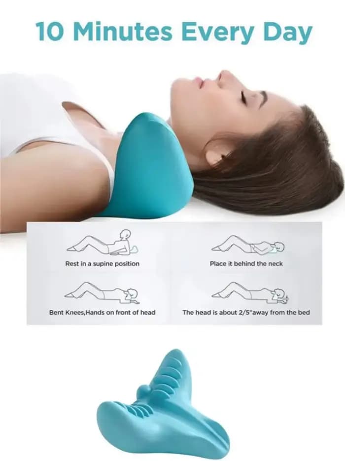 Relaxeur du cou et des épaules, dispositif de traction cervicale, acupression du cou, des épaules, s