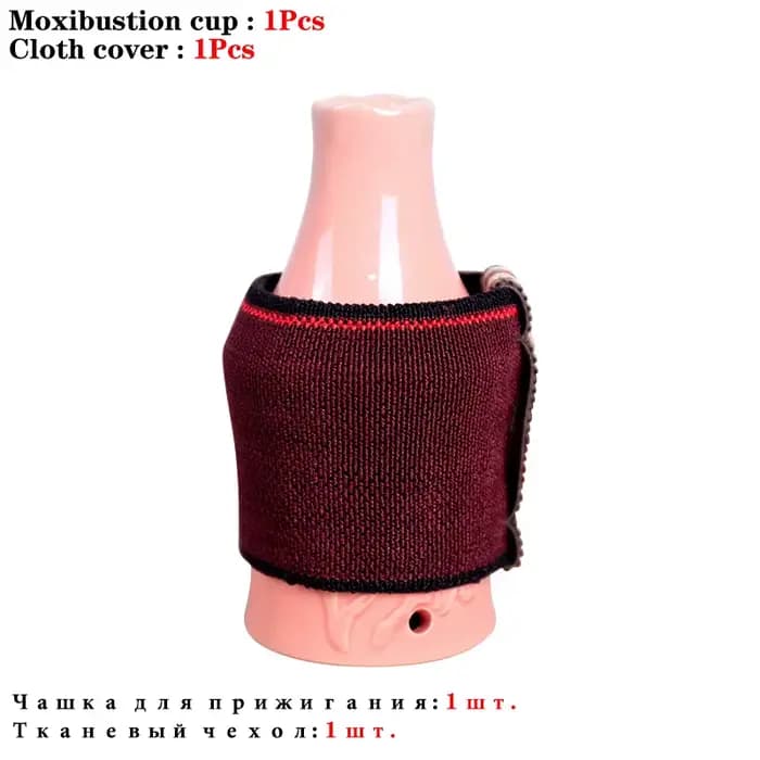 Pot de moxibustion en céramique pour soins du visage chauffants, massage beauté, ventouse de raclage