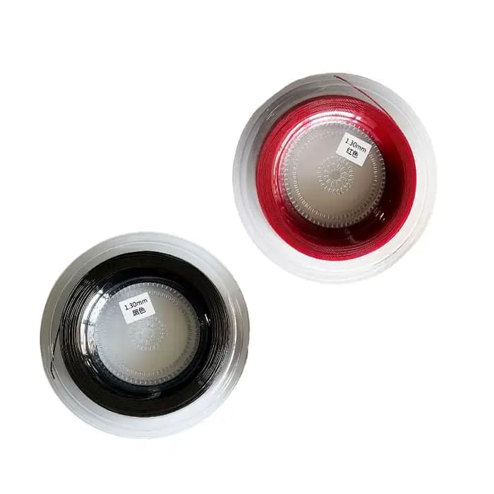 Cordage de raquette de tennis en polyester 4G de Taïwan, 1,30 mm, 200 m, 1 rouleau – Abordable et durable pour l'entraînement